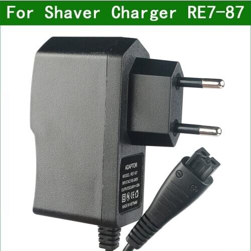 4.8V 1.25A 2-Prong EU Wall Plug AC Power Adapter Charger for Panasonic Electric Shaver ES8043 ES8045 ES8047 ES8075 ES8076 ES8077