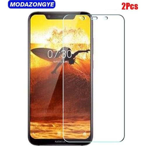 2Pcs Tempered Glass Nokia 8.1 Screen Protector Nokia 8.1 TA-1119 TA-1128 Phoenix Nokia8.1 Protective Film Nokia 8.1 2018 Glass