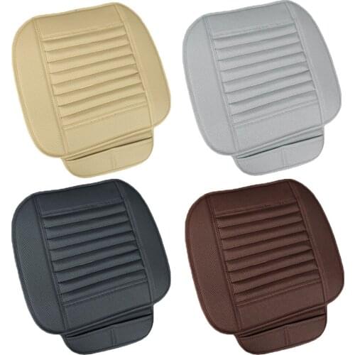 Car Front Seat Cover Breathable ​PU Leather Pad Mat Auto Chair Cushion Auto Car Seat Protector Universal