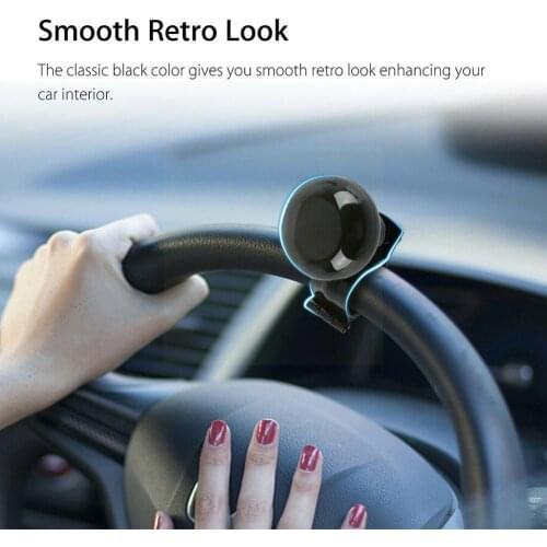 1pcs Universal Car Steering Wheel Booster Auto Steering Car Interior Steering Handle Wheel Booster Ball Power Knob Spinner L9Y3