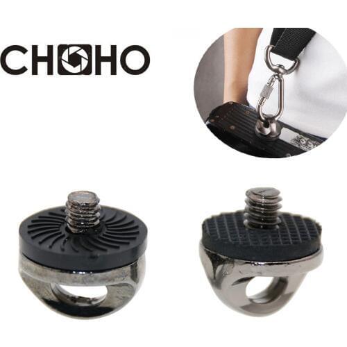 Camera Accessories Shoulder strap safety Buckle metal screw 1/4 camera quick strap safe connection ring For Canon Nikon Sony