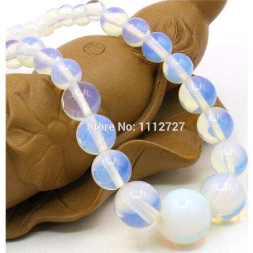 6-14mm Accessories Opal Moonstone Tower Necklace Chain Women Girls Christmas Gifts Stones DIY Jewelry making Design 18inch Gems