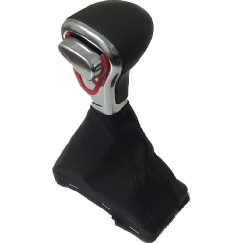 LHD Auto Automatic Shift Knob For Audi A3 A4 B8 A5 A6 C6 Q5 2009 2010 2011 2012 2013 Carbon fiber
