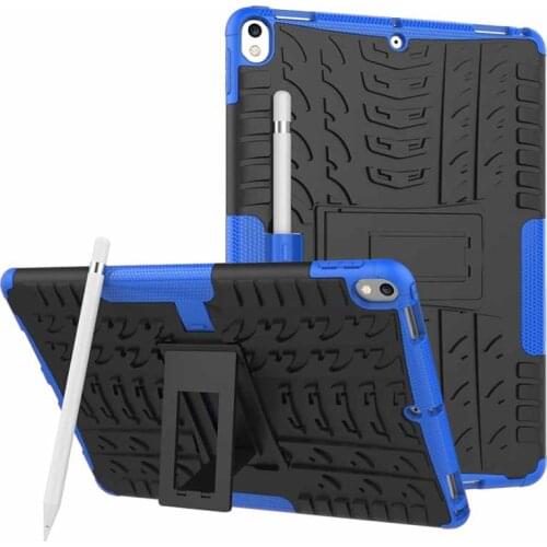 Case for iPad Pro 10.5 A1701 A1709 A1852 Stand Cover Shockproof Rubber Bumper Dual Layer Armor Cover