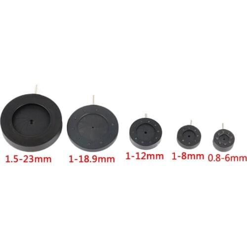 Diameter 8mm 12mm Adjustable Optical Iris Diaphragm Lens Beam Aperture Condenser For Digital Camera Microscope Adapter