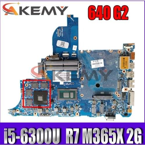 For HP ProBook 640 G2 650 G2 laptop motherboard CPU I5 6300U R7 m365x 2G circus-6050a2723701-mb-a02 100% Test OK