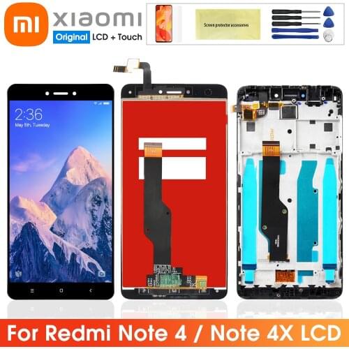 Original LCD For XIAOMI Redmi Note 4X LCD Display Touch Screen Digitizer For Redmi Note 4 Global Version LCD for Snapdragon 625