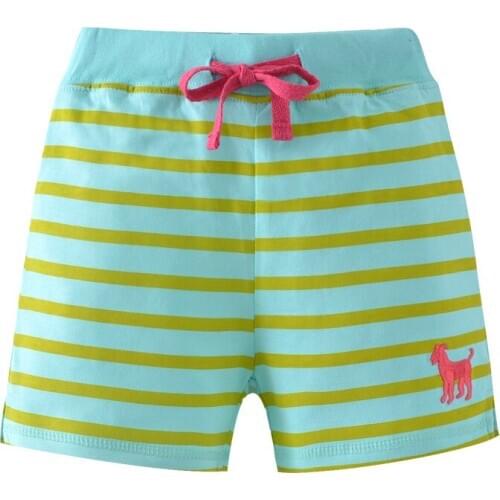 Funnygame Boys Girls Cotton Shorts Summer Children Stripe Pants Drawstring Hot Selling Kids Clothing Boys scanties