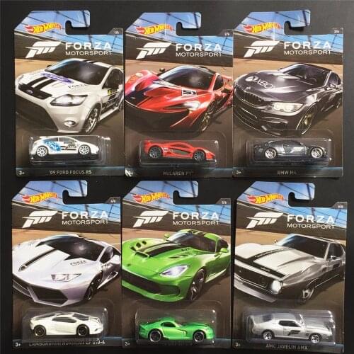 Hot Wheels 1:64 Sports Car FORZA MOTOSPORT FORD FALCON RACE CAR McLAREN P1 Collector Edition Metal Diecast Model Car