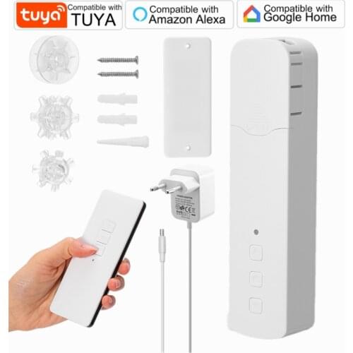 M515EGWT Tuya WIFI Intelligent Pull Bead Curtain Motor Smart Motorized Chain Roller Blinds Compatible with Alexa Google Home