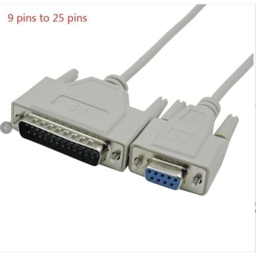 P-cut USB data cable for Kingcut Pcut CT-630 CT1200 CT900 cutting plotter print date cable 9 pins to 25 pins