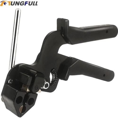 Stainless Steel Cable Tie Multi-Purpose Locking Cable Metal Tie Automatic Tension Cable Tie plier Bundle tool Fastening Tool