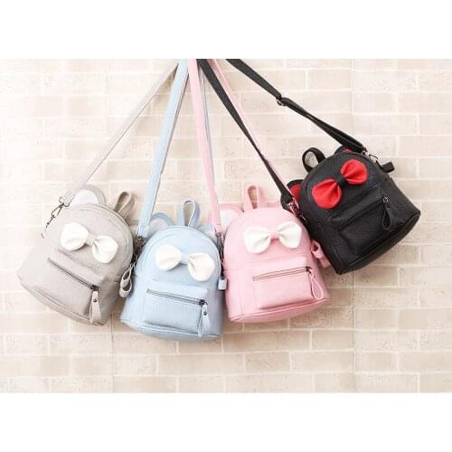 Newhotstacy Bag 07162021 Kids double shoulder bag dual purpose schoolbag lovely Backpack