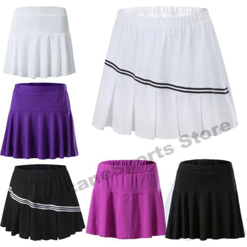 New sports hakama badminton Skort skirt for Girl ,women tennis skirt pleated half-length skirt quick-dry running fitness skirt