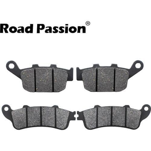 Motorcycle Front and Rear Brake Pads for Honda FES125 FES 125 & FES150 FES 150 Pantheon 03-06 FES 250 Foresight 00-05