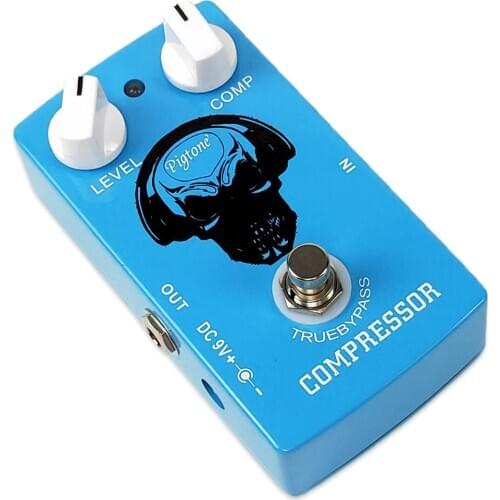 Pigtone PP-27 Compression Guitar Effect Pedal Electric Guitar Accessories Effects Pedals Real Bypass