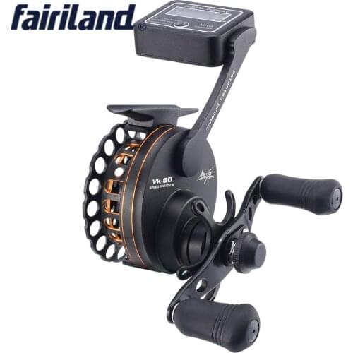 Full aluminum raft fishing reel w/ digital line counter 6BB 2.6:1 left and right hand retrieve raft reel