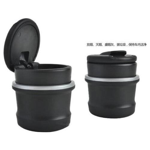 Hot Portable LED Light Car Ashtray Universal Cigarette Cylinder Holder Car Styling Mini