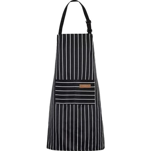 Cooking Aprons for Women and Men Kitchen Apron with 2 Pockets, Adjustable Bib Soft Chef Apron for Cooking, Serving