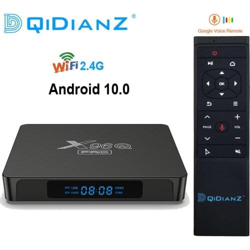 Android 10 X96Q PRO Allwinner H313 Quad Core 4K 2.4G 5G Wifi 1GB 8GB 2GB 16GB H.265 Media Player 3D Video TVBOX 2021 Set Top Box