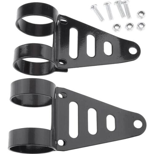 Universal 41-43mm Motorcycle Headlight Brackets Head Light Lamp Holder