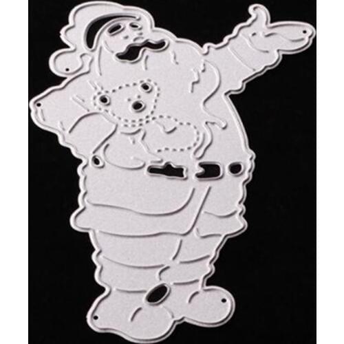 YINISE Metal Cutting Dies For Scrapbooking Stencils Christmas Santa DIY Album Cards Making Embossing Folder Die Cuts Cutter Mold