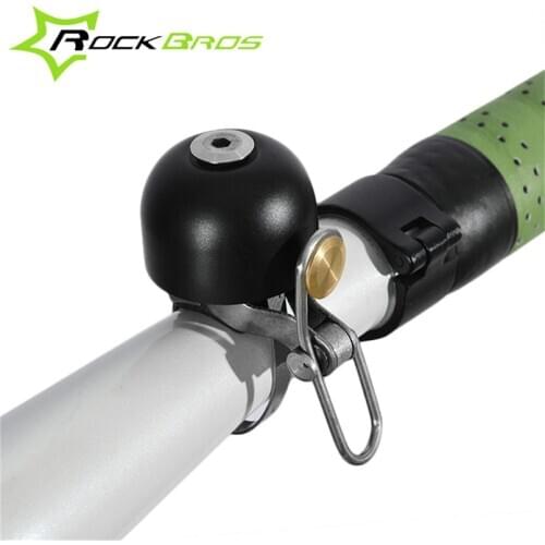 ROCKBROS Stainless Steel Retro Bicycle Bell Cycling Loud Sound Handlebar Ring Horn Road Mountain Bike Bell Timbre Bicicleta