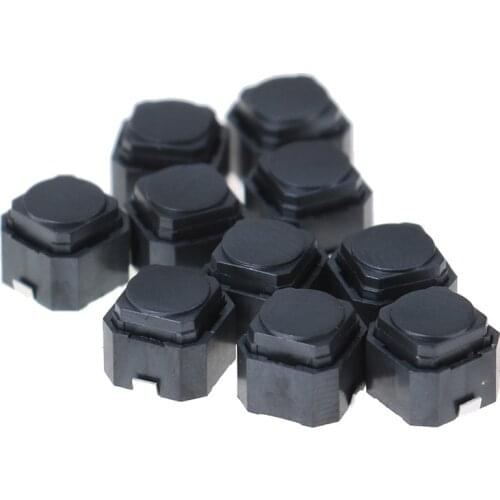 10Pcs/lot Height 5mm Silent Tact Switch Smd Silicone Button Switch Touch Switch 6*6*5mm