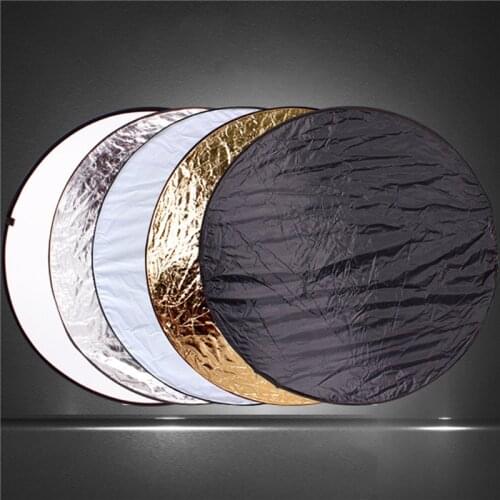 60cm Household Reflector Multi Disc Photography Photo Studio Foldable Light Reflector Portable Photo Disc