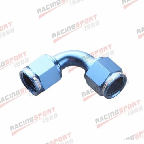 90 Degree AN6 6AN To AN6 -6AN Female To Female Adaptor