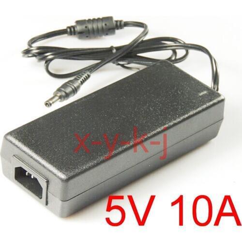 20PCS High quality DC 5V 10A LED Power Supply For WS2812B WS2811 LPD8806 WS2801 LED Strip Light Free Shipping