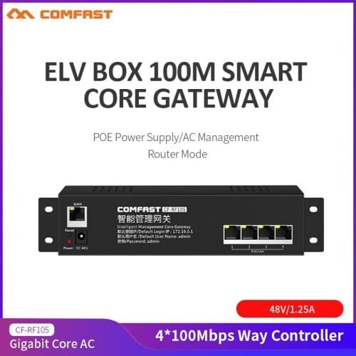 Comfast AC Wifi Load balancing Gateway Routing Core Gateway Multi Wan Wi fi Roaming Access AC Router 650Mhz CPU