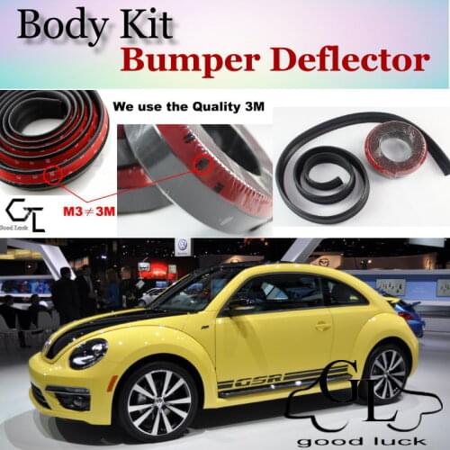 Bumper Lip Deflector Lips For Volkswagen VW New Beetle Bjalla Front Spoiler Skirt For TG Fans Car Tuning View / Body Kit / Strip