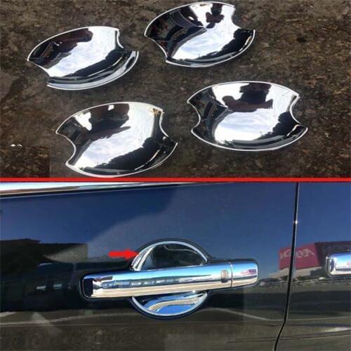 For NISSAN SERENA C25 C26 C27 2005-2018 2019 2020 ABS Chromed Door Handle Bowl Cover Cup Trim Car Molding Garnish Accessories