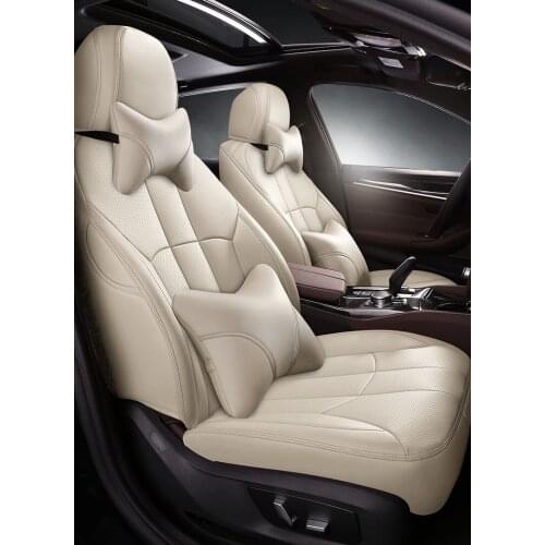 Custom car Seat Covers leather for Nissan Qashqai Sunny X-Trail Cima Fuga Cefiro murano PICK-UP car seat accessories car stylin