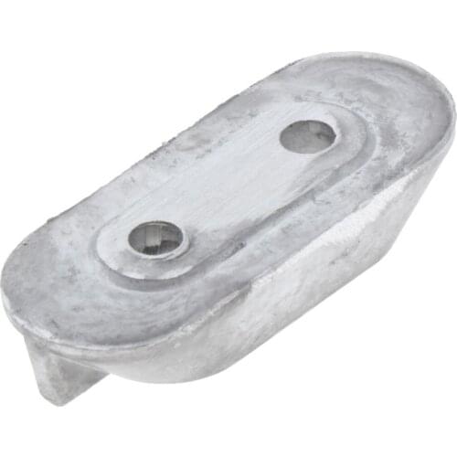 Boat Outboard Engine Anode Zinc Alloy Anode for Yamaha Outboard Motor 8-60 HP Silver 63.5mm 65W-45251