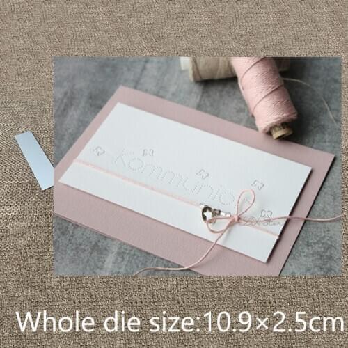 New Design Craft Metal stencil mold Cutting Dies German communion wings scrapbook die cuts Album Paper Card Craft Embossing