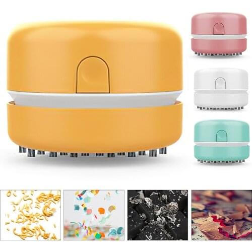 Mini Vacuum Desktop Vacuum Cleaner Rechargeable Portable Household Office Desk Cleaner Computer Keyboard Vacuum Cleaner