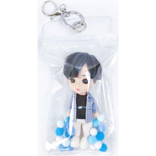 The Untamed Lan Wangji UNIQ Wang Yibo Related Product Doll Key-chain Portable Ornaments Toy Doll Bag Pendant Yibo Wang Fans Gift