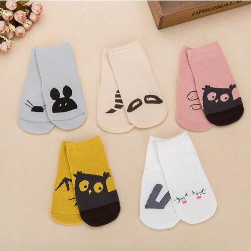 New!!! 2019 Spring Autumn Winter Baby Cotton Socks Boys Girls Newborn Infant Toddler Anti-slip Cartoon Floor Socks for 0-24month