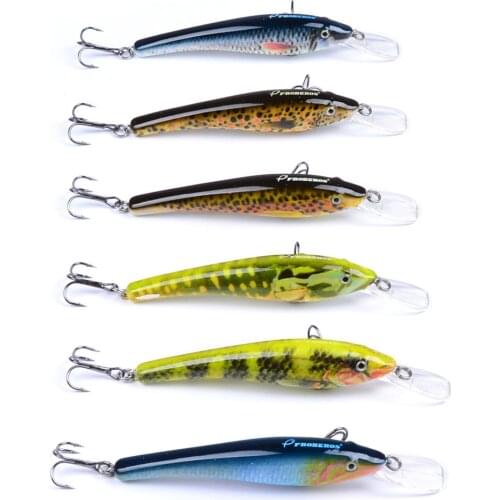 Ocean Trolling Fishing Lures ABS Plastic Hard Bait 95mm/6g Wobblers Minnow Lifelike Isca Artificial Bass Floating Bait Tackle