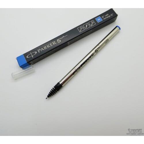 Parker 5th Refill Single Box, Medium nib Blue