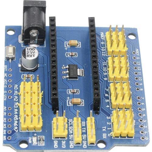 Nano I/o Io Expansion Sensor Shield Module For Arduino Uno R3 Nano V3.0 3.0 Controller Compatible Board I2c Pwm Interface 3.3v