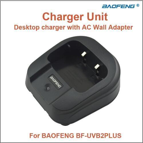 100-240V Baofeng BF-UVB2PLUS Dual Band FM Portable Two Way Radio Desktop Charger CH-8 with Adapter Baofeng BF-UVB2 Accessories