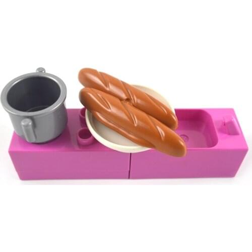 Big Size Building Blocks sofa bread chair figures Family furniture Bricks DIY Accessories Compatible All Brands Big block