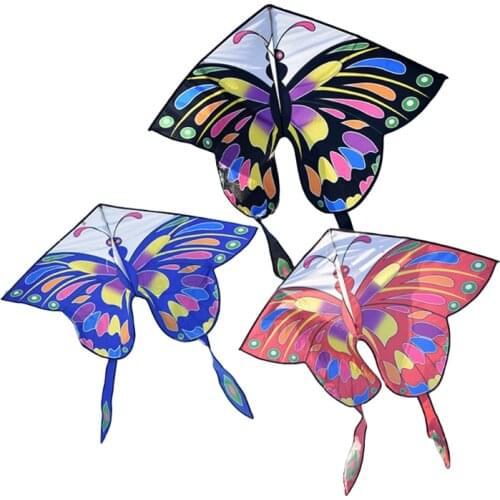 G2AD Spring Butterfly Kite Wind Kite Product Wind Spinner Interactive Outdoor Kite Beach Sports Toy for Toddlers Flyer Kite