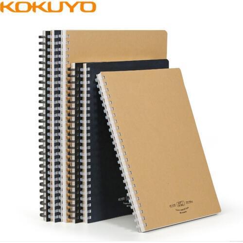 KOKUYO Softring Soft Coil Notebook Notebook Soft Coil Convenient and Hand-free A5 / B5 Convenient Rollover Student Stationery