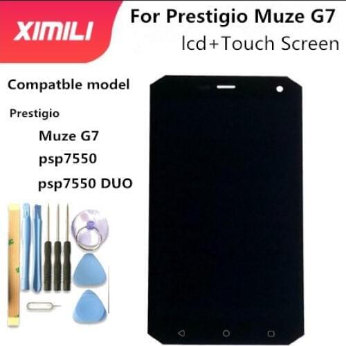 Original 5INCH For Prestigio Muze G7 LTE psp7550 psp7550DUO psp7550 DUO LCD Display Touch Screen Digitizer Assembly parts