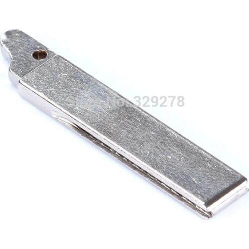 10pcs/lot Metal Blank Uncut Flip KD Remote Key Blade Type #73 for Peugeot 307 Original NO. 73 Blade