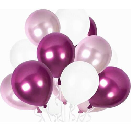 15pcs 12-inch wine Red Latex balloons Wedding Birthday Party Anniversary Valentines Day family gathering Decorative items